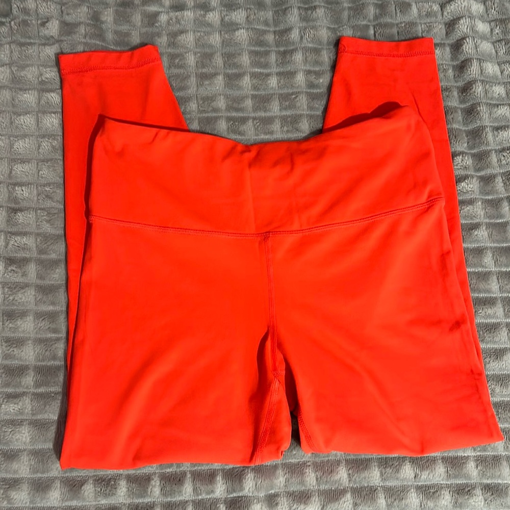 Yogolicious bright salmon, colored size L leggings